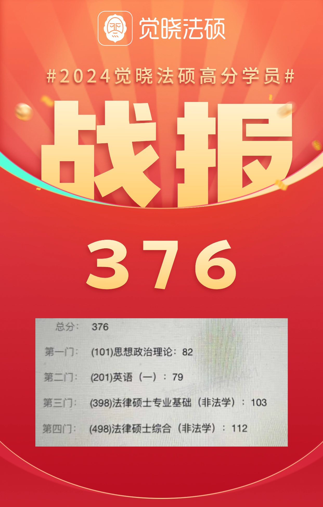 上岸喜报